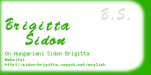 brigitta sidon business card